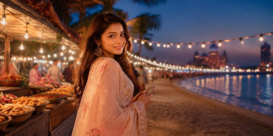 নগদ পেমেন্ট করতে কুমিল্লার ঈদ উৎসব ছকের পাশে মোবাইল